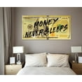 thumbnail image 3 of HFDF Large Modern Home Decor Wall Patgs Motivational Benjam Frankl 100 Dollar Bill Wall Art Office Art Livg Room Wall Decor Easy to Hang- 10x8inch Framed, 3 of 6