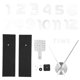 thumbnail image 3 of Adhesivo De Pared Con Espejo, Reloj De Pared, Moderno Para Decoración Del Hogar, Decoración De Pared De TV, 3 of 8