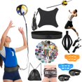 thumbnail image 1 of Kit de entrenamiento de voleibol Davllin con entrenador ajustable para saques, 1 of 8