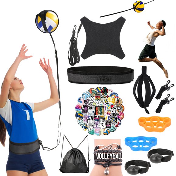 Kit de entrenamiento de voleibol Davllin con entrenador ajustable para saques