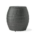 thumbnail image 2 of Cambria Outdoor Wicker 14 Inch Side Table, Grey, 2 of 7