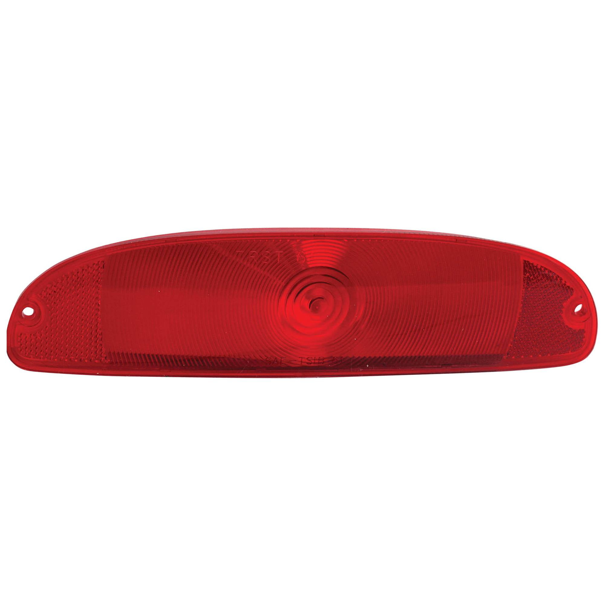 Round Red Glass Pickup MACs Auto Parts 48-14672 Pickup Truck Tail Light Lens