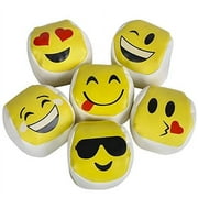 EMOJI KICKBALL HACKY SACK HACKEY PARTY BALLS LOT OF 12