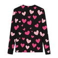 thumbnail image 4 of Avrntaa Cute Heart Print Top for Girls - Valentine Long Sleeve Tee, Spring Casual Graphic Blouse, Loose Fit for 3-14Y, 4 of 4