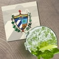 thumbnail image 2 of Cuba Coat Of Arms 4'' X 4'' Square Wooden Coaster, 2 of 3