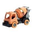 thumbnail image 4 of Vggrvlo Diecast Engineering Construction Vehicles Cement Mixer Toy Truck Metal Cab Made with Sturdy PEVA Birthday Gift 3 4 5 Year Old Bo-ys Ki-ds Tod-dlers, 4 of 7