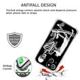 thumbnail image 4 of Skull and Cat Case for iPhone 13 Mini,Aesthetic Art Design Pattern Soft Full TPU Bumper Cover, 4 of 5