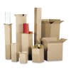 Fixed-depth Shipping Boxes, 200 Lb Mullen Rated, Regular Slotted Container (rsc), 6" X 6" X 24", Brown Kraft, 25/bundle