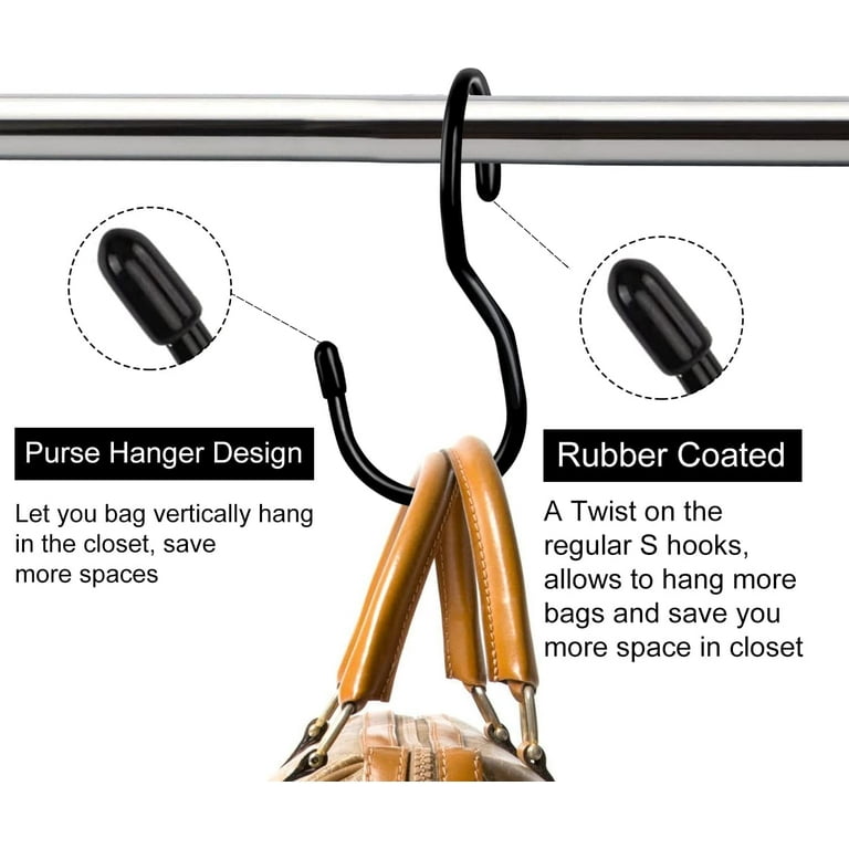 Metal Multi-Purpose Hooks Unique Twist Design Closet Organizer