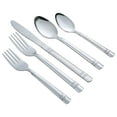 thumbnail image 4 of Mainstays 49 Piece Elena Adult Stainless Steel Flatware Set and Organizer Tray, Silver, Service for 8, 4 of 9