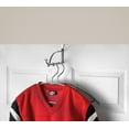 thumbnail image 3 of Spectrum Stratford Over Door Hanger Holder Steel Padded Brackets, Chrome, 3 of 4