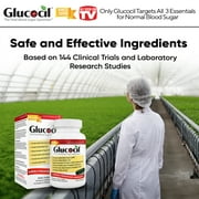 Glucocil 30-Day Supply 120CT – Premium Blood Sugar Support – 2+ Million Sold – Since 2008