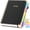 2-black, variant on Quivanta 5 Subject Notebook College Ruled with Movable Tab Dividers, 300 Pages 8"x10"/B5 Leather Hardcover Spiral Notebook, 100GSM Thick Journal Notebooks for Work, School, Green