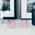 thumbnail image 4 of 2 PCS Hippy Specs Sunglasses, Metal Round Frame Sunglasses Circle Retro Glasses Vintage Sunglasses Round Hippie Glasses Festival Sunglasses Disco Glasses Fancy Dress Sunglasses Colored Lens Sunglasses, 4 of 8