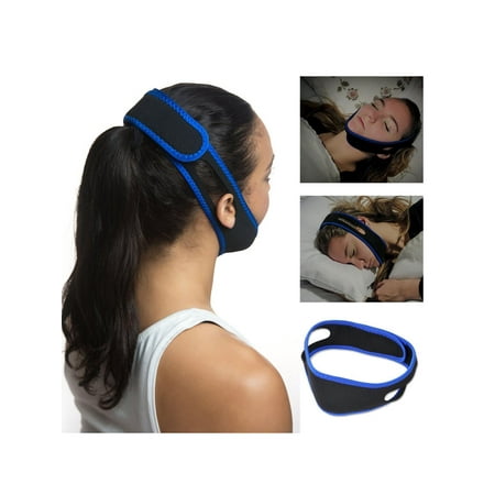 - Anti Snore Stop Snoring Sleep Apnea Strap Belt Jaw Solution Chin Support