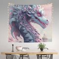 thumbnail image 2 of Xecao Dragon1 patten Tapestry 60x51 Inches Wall Hanging Poster Tapestry for Living Room Bedroom Home Decor, 2 of 6