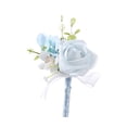 thumbnail image 4 of Boutonniere Traje Decoraciones Elegante Diseño Simple Regalo de Fiesta Ramillete Práctico 8cmx12cm, 4 of 9