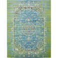 thumbnail image 1 of Unique Loom Imperial Floral Vintage Area Rug 10' x 13' Rectangle Blue/Green, 1 of 2