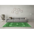 thumbnail image 3 of Ahgly Company Indoor Round Persian Emerald Green Traditional Area Rugs, 6' Round, 3 of 4