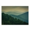 thumbnail image 1 of Appalachian Cutting Board, Panoramic Landscape Photo of Mountain Ridges Virginia, Decorative Tempered Glass Cutting and Serving Board, in 3 Sizes, by Ambesonne, 1 of 2