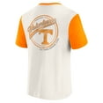 thumbnail image 3 of Men's Darius Rucker Collection by Fanatics Cream/Tennessee Orange Tennessee Volunteers Henley Color Block Slub T-Shirt, 3 of 6