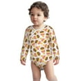 thumbnail image 2 of Xecao Cute Ice Cream Print Baby unisex-baby Cotton Long-sleeve Bodysuits-6 Months, 2 of 6