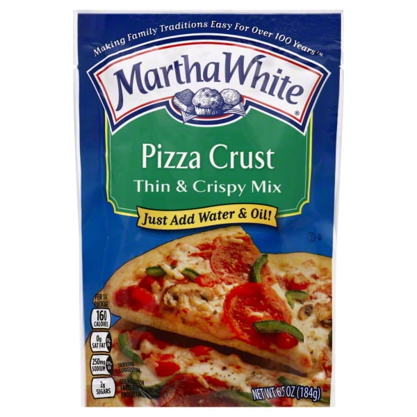 JM Smucker Martha White Pizza Crust, 6.5 oz