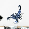 thumbnail image 1 of 3D Render Blue Metallic Wall Decal Sticker by Wallmonkeys Vinyl Peel and Stick Graphic (24 in H x 21 in W), 1 of 4