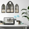 thumbnail image 4 of POINTERTECK Gothic Furniture Cathedral Mirrors Exquisite Classic Gothic Mirrors Wall Decor Easy to Use Gothic Bedroom Decor Mirrors Safe Mirror Frame Spooky Gothic for Bedroom, 4 of 10