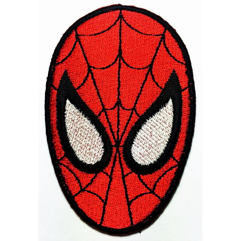Spiderman Web Superhero Cartoon 5cm x7.5 cm logo patch Jacket T-shirt Sew  Iron on Patch Badge Embroidery 