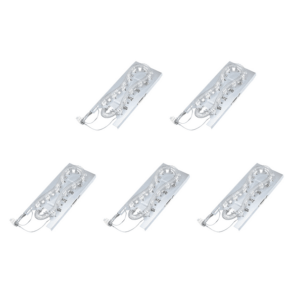 5X 3387747 Dryer Heating ElementsReplacement Part Compatible for WP3387747VP AP6008281 WP3387747 W11045584 PS11741416,5 x dryer heating element,Silver