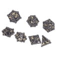 thumbnail image 2 of Juego de fiesta Dados de metal, 7 piezas Juego de dados poliédricos de metal Juego de dados de metal Juego de dados poliédricos True Excellence, 2 of 12