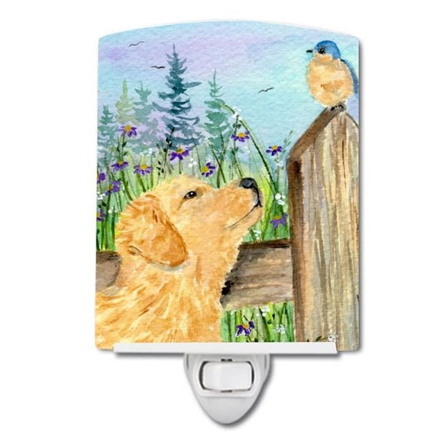 Carolines Treasures SS8883CNL Golden Retriever Ceramic Night Light, 6x4x3, Multicolor