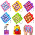 thumbnail image 1 of Llavero Tic Tac Toe Game, regalo de fiesta de cumpleaños para niños, 1 of 7