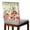 Yellow, variant on Mushroom Fox Chair Back Cover for Dining Room, Green Leaf Butterfly Red Retro Plant Removable Kitchen Chair Slipcovers, Washable Seat Protector for Restaurant Party Banquet Wedding Décor