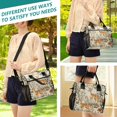 thumbnail image 5 of FORMRS Insulated Lunch Bag Unisex Large Capacity with Shoulder Strap, Deer Pattern, 5 of 6
