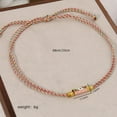 thumbnail image 2 of MILANE Handmade Braided Rope Necklace Bohemian Vintage Metal Pendant, 2 of 6