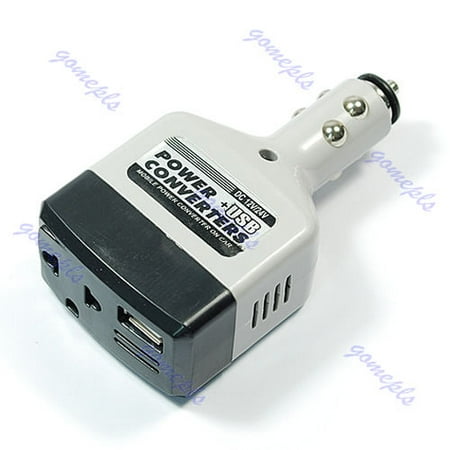 

OOKWE New Car Auto Charger Adapter DC 12V To AC Converter 220V Charger Power With USB