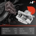 thumbnail image 4 of A-Premium Disc Brake Caliper Assembly with Bracket Compatible with Toyota Yaris 2006-2015 L4 1.5L Front Left and Right 2-PC Set, 4 of 9