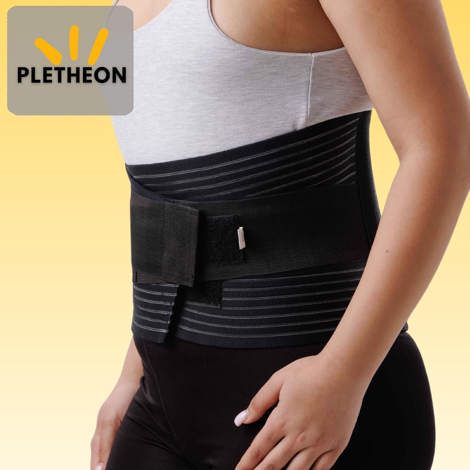 Adjustable Lumbar Support Belt for Lower Back Pain Relief Waist Brace for Men and Women | Posture Correction & Spine Support