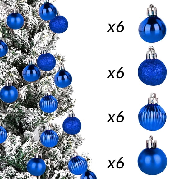 Holiday Ball Ornaments for Christmas Tree, Shatproof Xmas Decorations for Indoor Outdoor Home Decor, Unbreakable Christmas Ornaments as a Gift for All, Festive Decorations