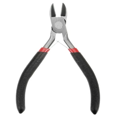Uxcell Wire Cutters 4.5" Diagonal Cutting Side Precision Pliers with Black Handle for DIY Crafts