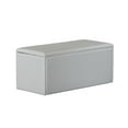 Kirby White Storage Bench