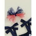 thumbnail image 6 of Qmyliery Baby Girls Fourth of July Outfits Sleeveless Tulle Romper + Headband Set Newborn Clothes 3 6 9 12 18 Months, 6 of 9