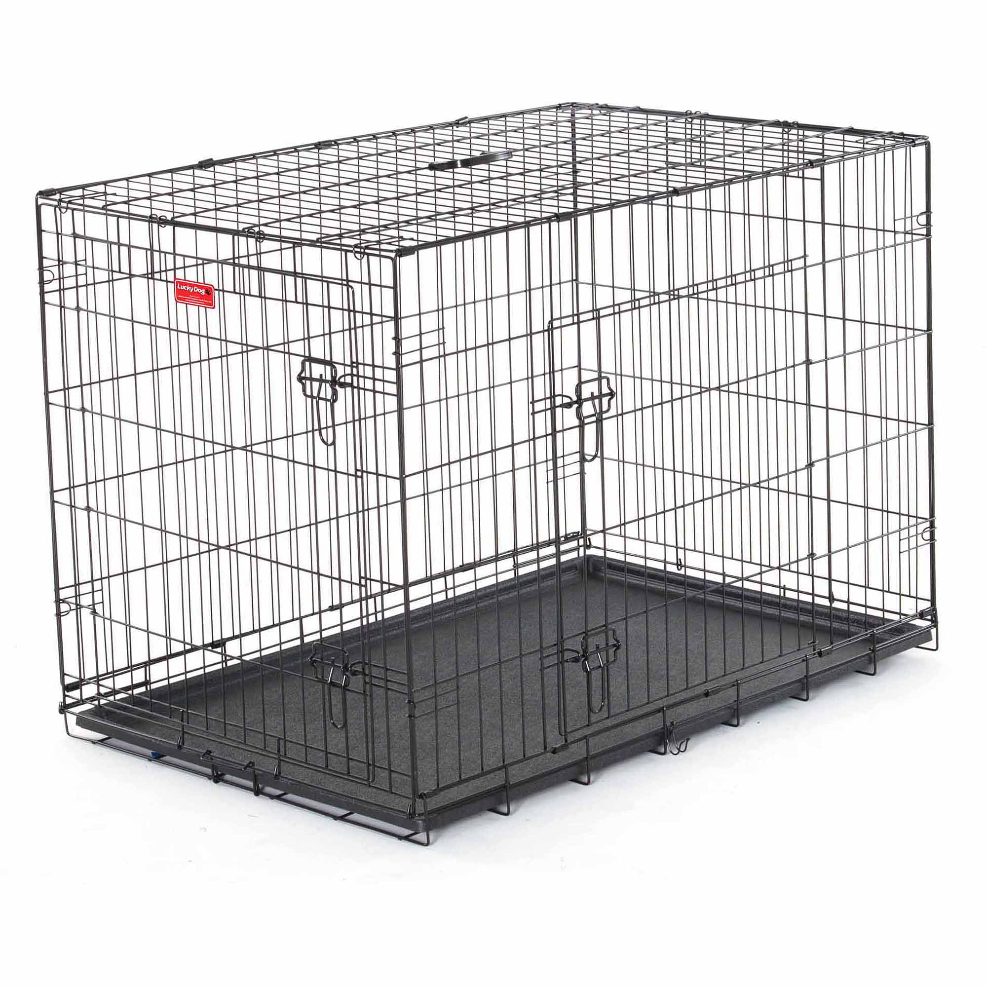 Dog Training Crate For Dogs Foldable Wire Security Cage Large 42"L x 28"W x 31"H 