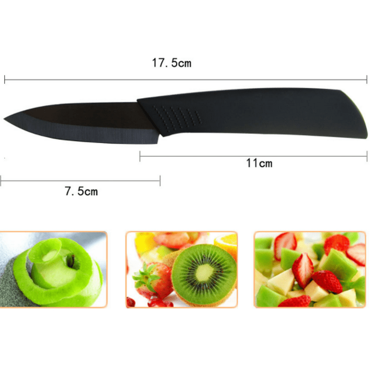 MAD SHARK Paring Knife, 5 Inch Utility Kitchen Knife with Plain Edge, Spear  Point, Perfect for Cutting, Slicing and Peeling of Fruits and Vegetables