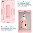 thumbnail image 3 of Goldcherry for Galaxy Tab A 8.0 Inch SM-T290 Tablet Case,Heavy Duty Shockproof Hybrid Rugged Armor Full Body Protective With Kickstand Samsung Galaxy Tab A 8.0 Inch 2019 SM-T290 / SM-T295(Rose Gold), 3 of 7
