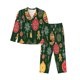 thumbnail image 1 of Balery Christmas Conjunto de Pijama con Estampado para Mujer, Conjunto de Dos Piezas con Manga Larga, Ropa de Dormir Suave con Bolsillos, Pijamas Cómodos-XX-Large, 1 of 7