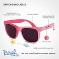 thumbnail image 5 of Real Shades Kids Switch Unbreakable Color Changing Sunglasses, Pink/Dark Pink, Toddler Age 2+, 5 of 8