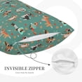 thumbnail image 3 of Daiia Veterinary Clinics Bedding Waterproof Pillow Protector Zippered Queen – Bed Bug Proof Pillow Encasement-16"x24", 3 of 6